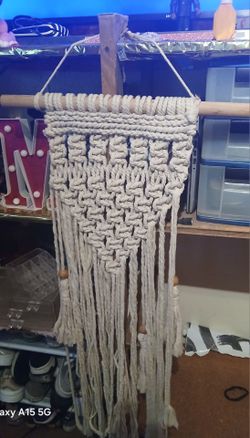 bohemian macrame wall hanging decor