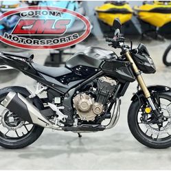 2023 Honda CB500F ABS (Matte Gray Metallic) Sport Bike (Model #: CB500FAP)