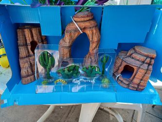3D Sandstone Reptile Habitat Decoration