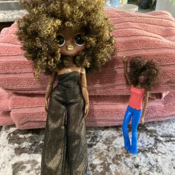 LOL Surprise OMG Royal Bee Fashion Doll +  Boho Barbie Fringe Figure