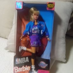 NBA  Authentic UTAH JAZZ 1998 BARBIE  SEALED BOX, NEVER OPENED !!    $35..00  