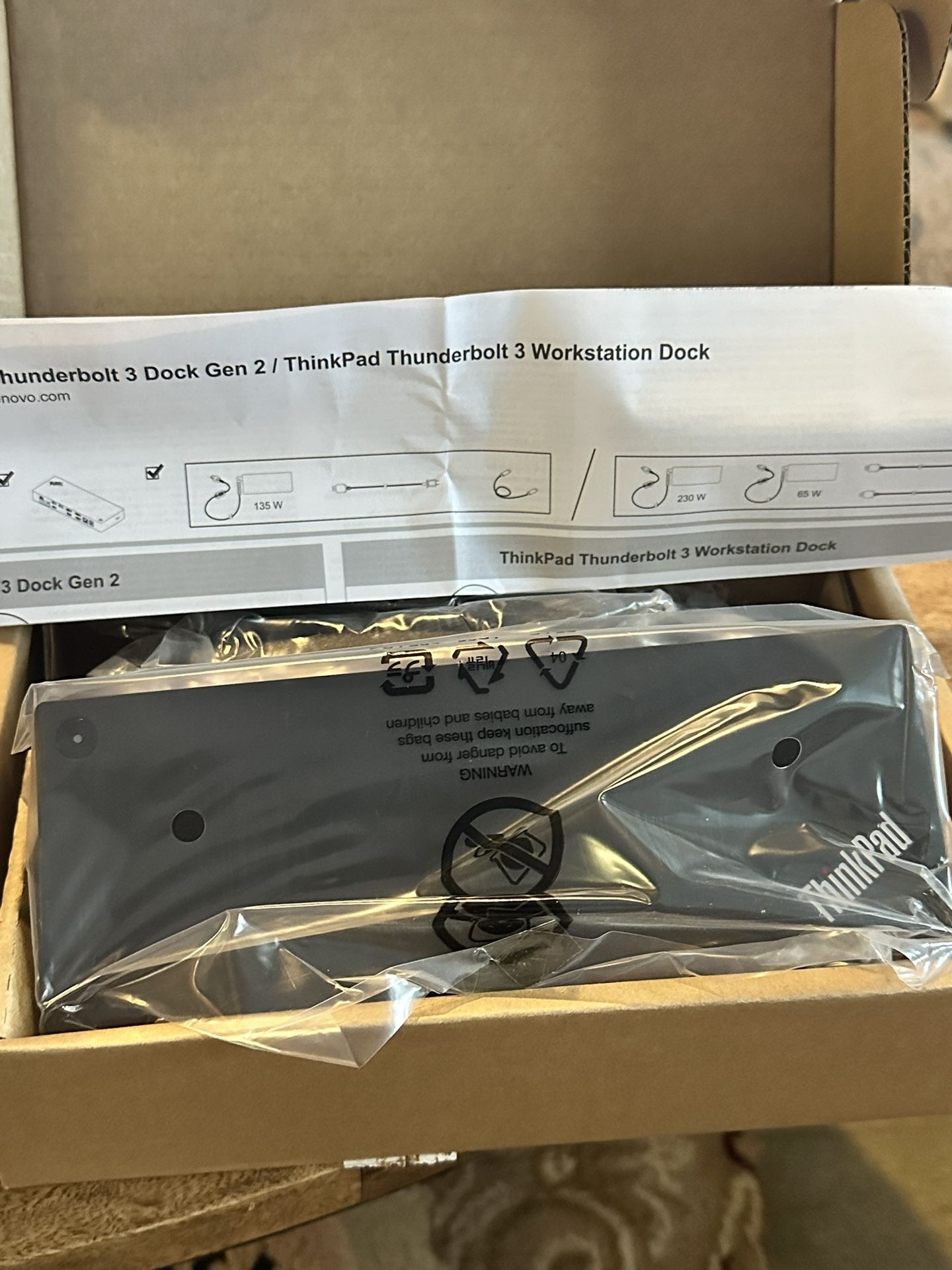 Thinkpad Thunderbolt 3 Dock Gen 2 -NEW