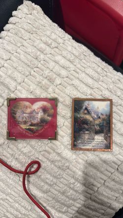 Small Framed Cottage Art Prints Set of 2