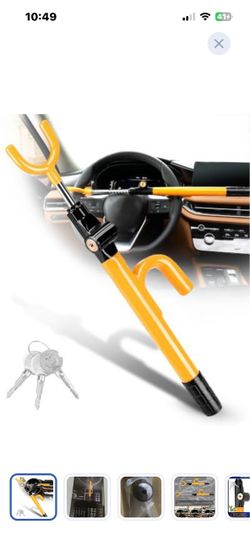“New”Steering Wheel Lock with 3 Keys
