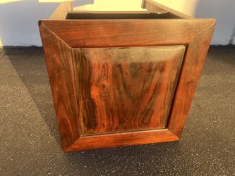 Antique Chinese Rosewood Carved Side Table