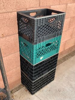 Vintage Milk Crates Available for sale storage boxes vinyl records Lp