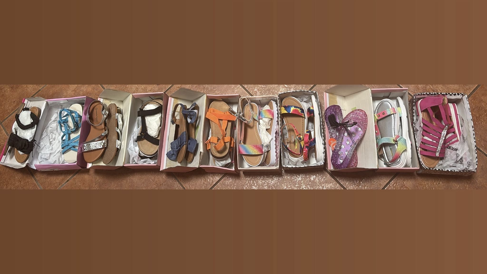 Girl shoes Lot. Never worn, Brand new, still in boxes
