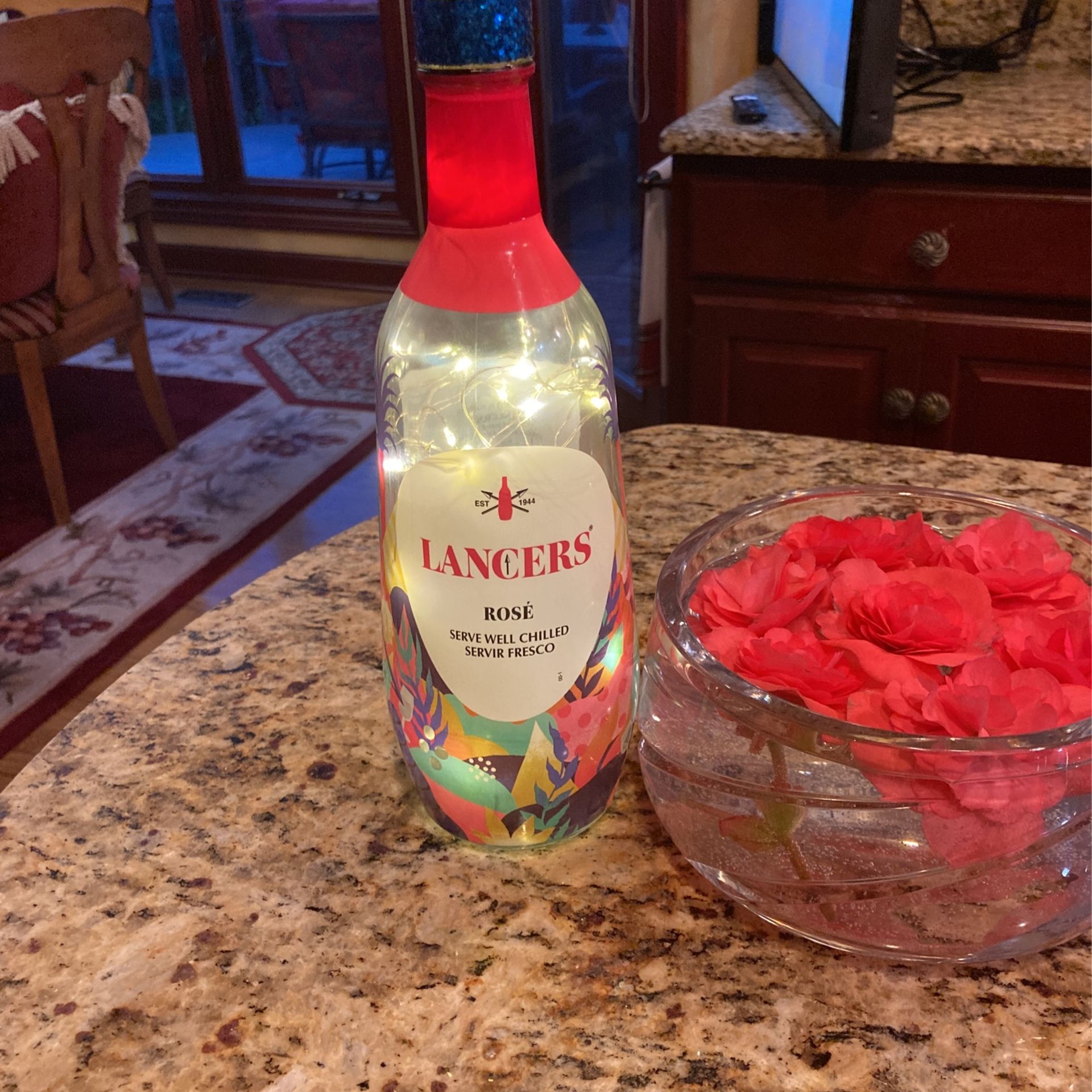 Lighted Wine Bottles. Makes A Great Gift. Batteries Included