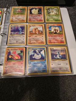 Pokemon cards 1995 base set cards