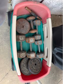 Iron dumbbells