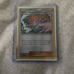 Pokemon Misty’s Water Command Holo!