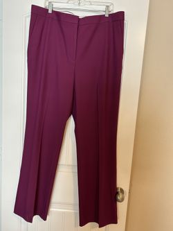 Ann Taylor Women Classic Trousers Size 18,  Color Raspberry, New