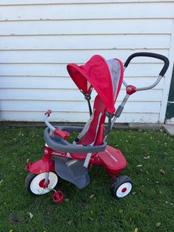 Radio Flyer Stroller Tricycle, EZ Fold 4-in-1 Stroll 'N Trike for Infant & Toddler- just in time for Halloween