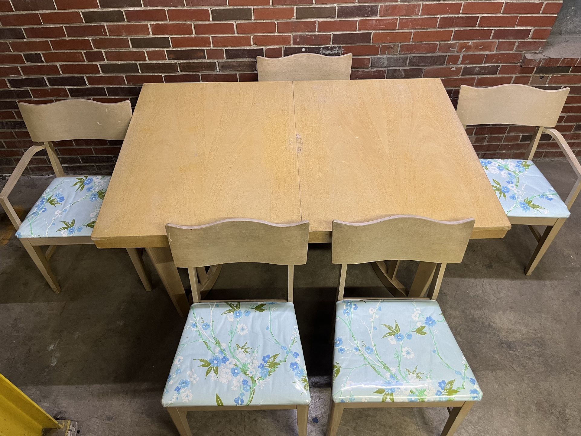 Mid Century Dining Table & China Cabinet