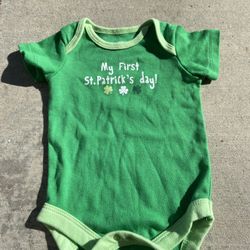Baby 0-3 Month 1st Patrick’s Day