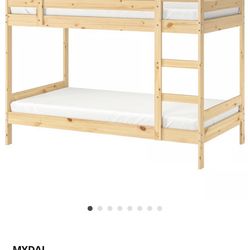 IKEA Solid Wood Bunk Bed