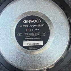 200 RMS KENWOOD EXELON SUBWOOFER
