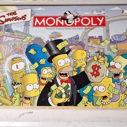 The Simpsons Monopoly Boardgame Family 