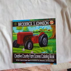 Creative Country Farm Coloring Book 