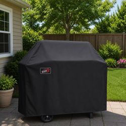 NEW 58 Inch 600D Oxford Outdoor BBQ Grill Cover Protector Rainproof Waterproof 