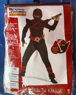 Stealth ninja costume child xl