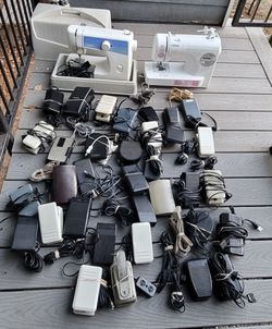 Sewing machines and peddles