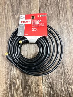 RCA Coax RG6 Cable 25ft