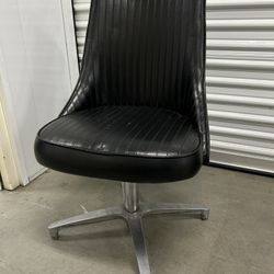 Vintage 1969 Chromecraft Office Swivel Chair 