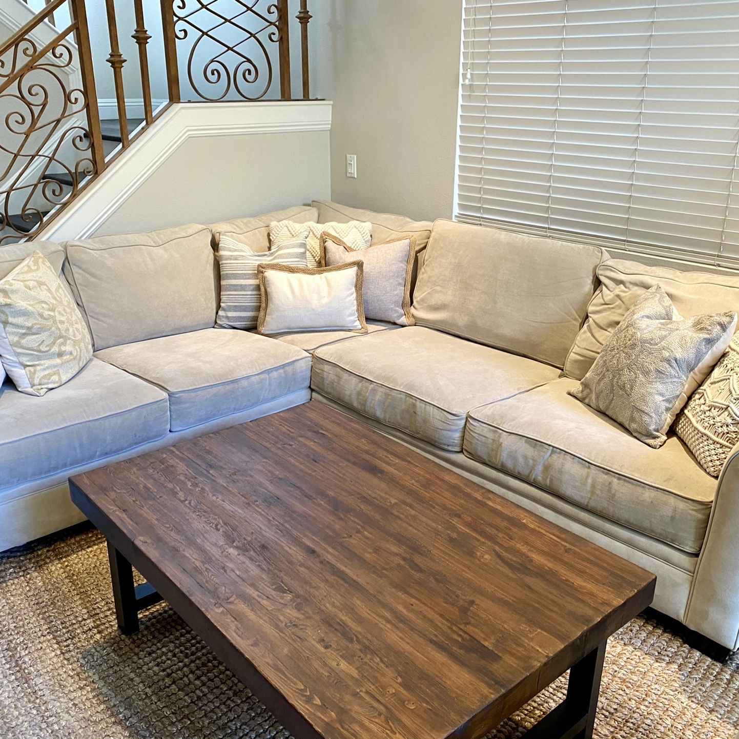 Light Gray Sectional Couch