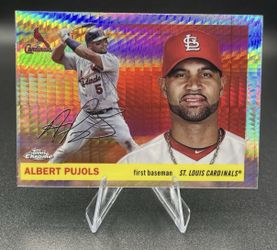 2025 Topps Chrome Platinum Prism Refractor Albert Pujols Cardinals #461