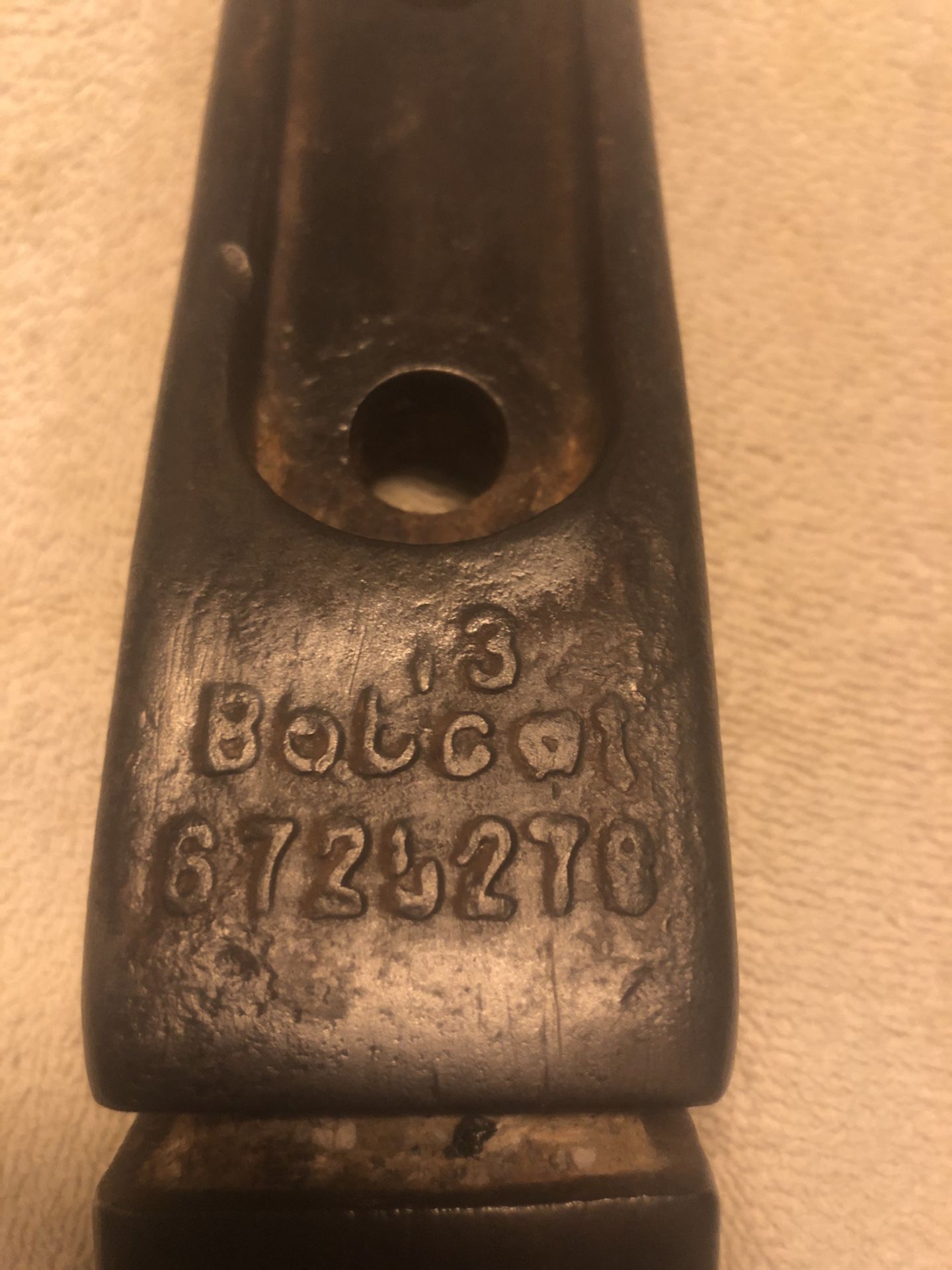 Bobcat Bolt on Shank and Tooth Part Number (8,7,2,5,2,7,8)