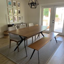 West Elm 79” Dining table
