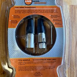 Livewire Advantage 5’ XLR Microphone Cable – Shielded & Heavy Duty