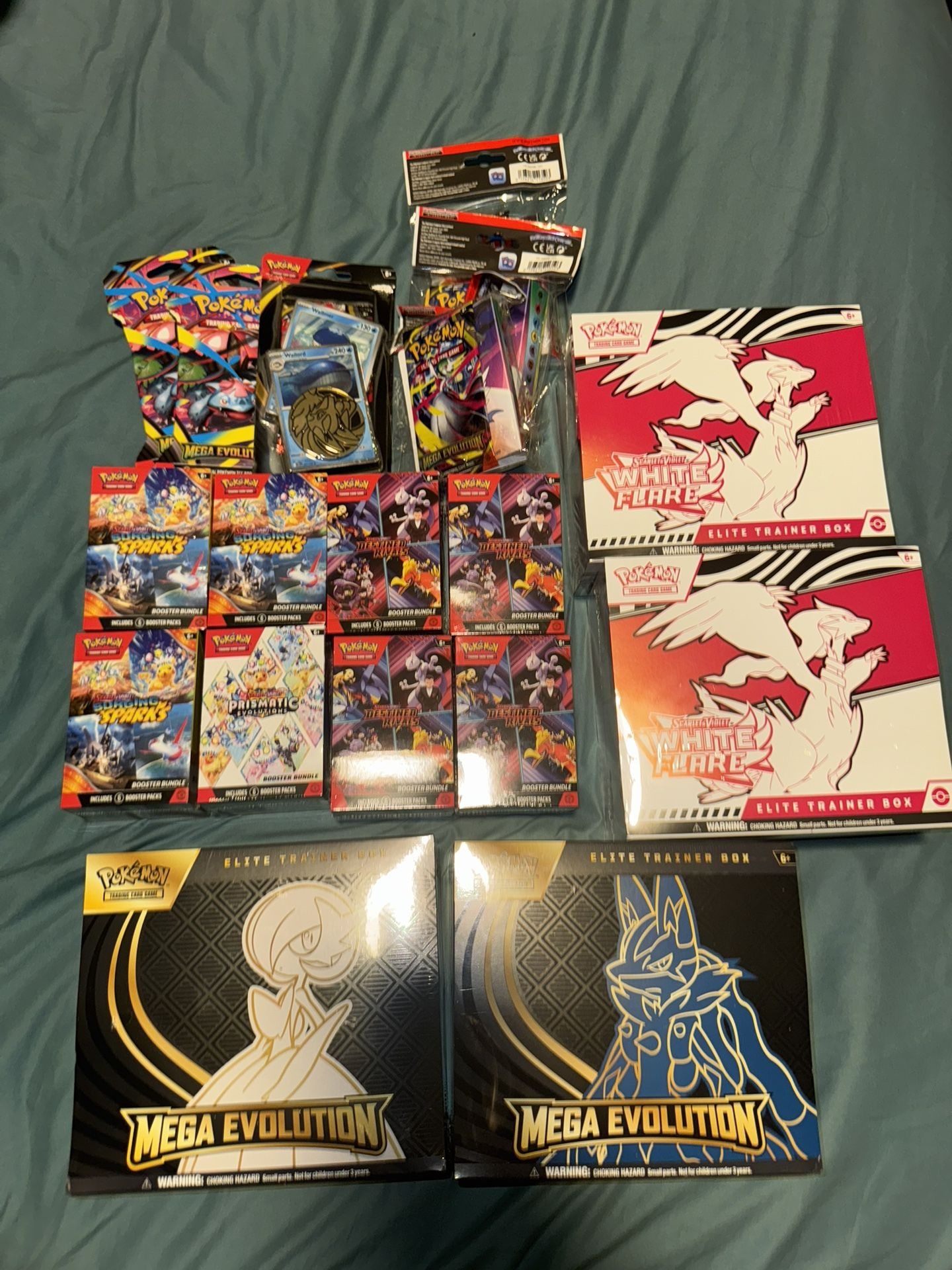 POKEMON CARDS -MEGA/DESTINED/PRISMATIC/WHITE