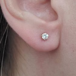 14kt Cz Earrings