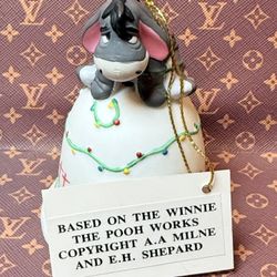 Disney Eeyore Merry Christmas Bell