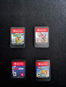 Switch Game lot - Lego 2K Drive Lego Worlds MX vs ATV All Out Gigantosaurus The Game