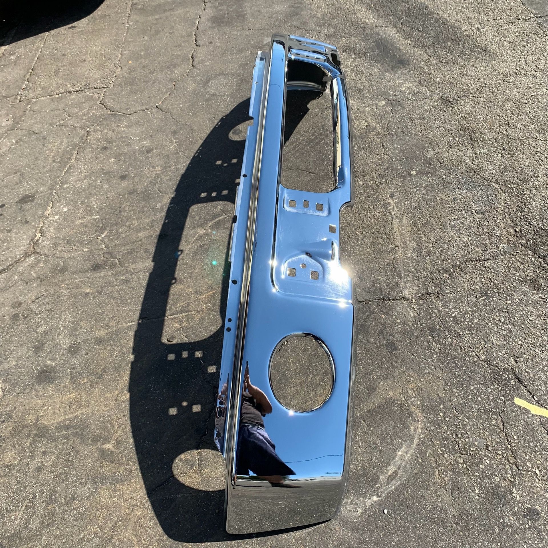 Ford F150 Front Bumper OEM 2009 2010 2011 2012 2013 2014 (fog light holes)