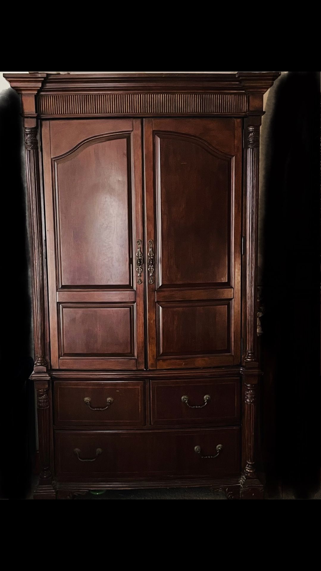 Cherrywood Armoire Or Tv Consult 