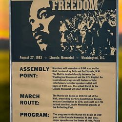 Martin Luther King 1983 Collectible Home Decore Poster