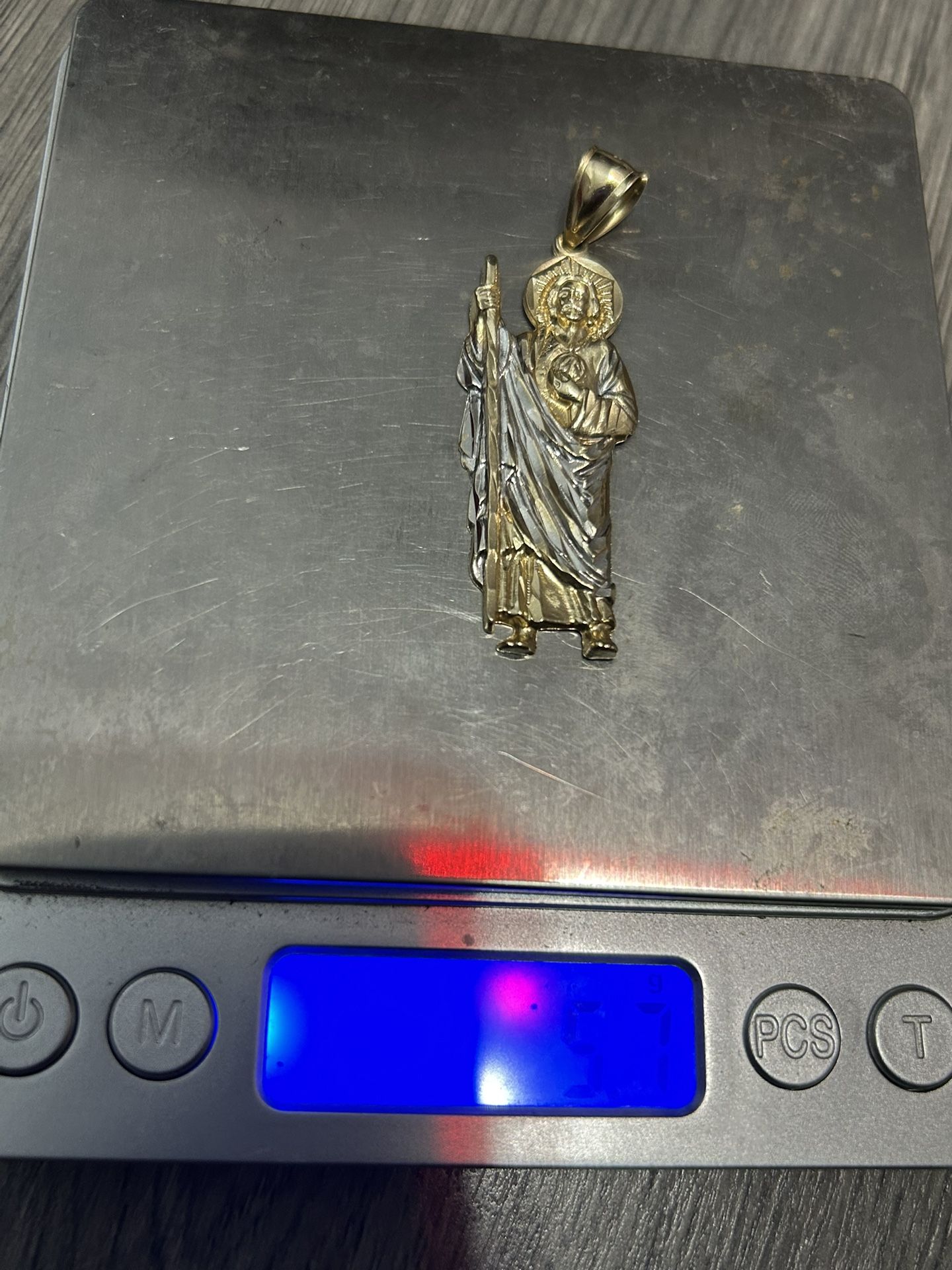 14k San Judas Pendant