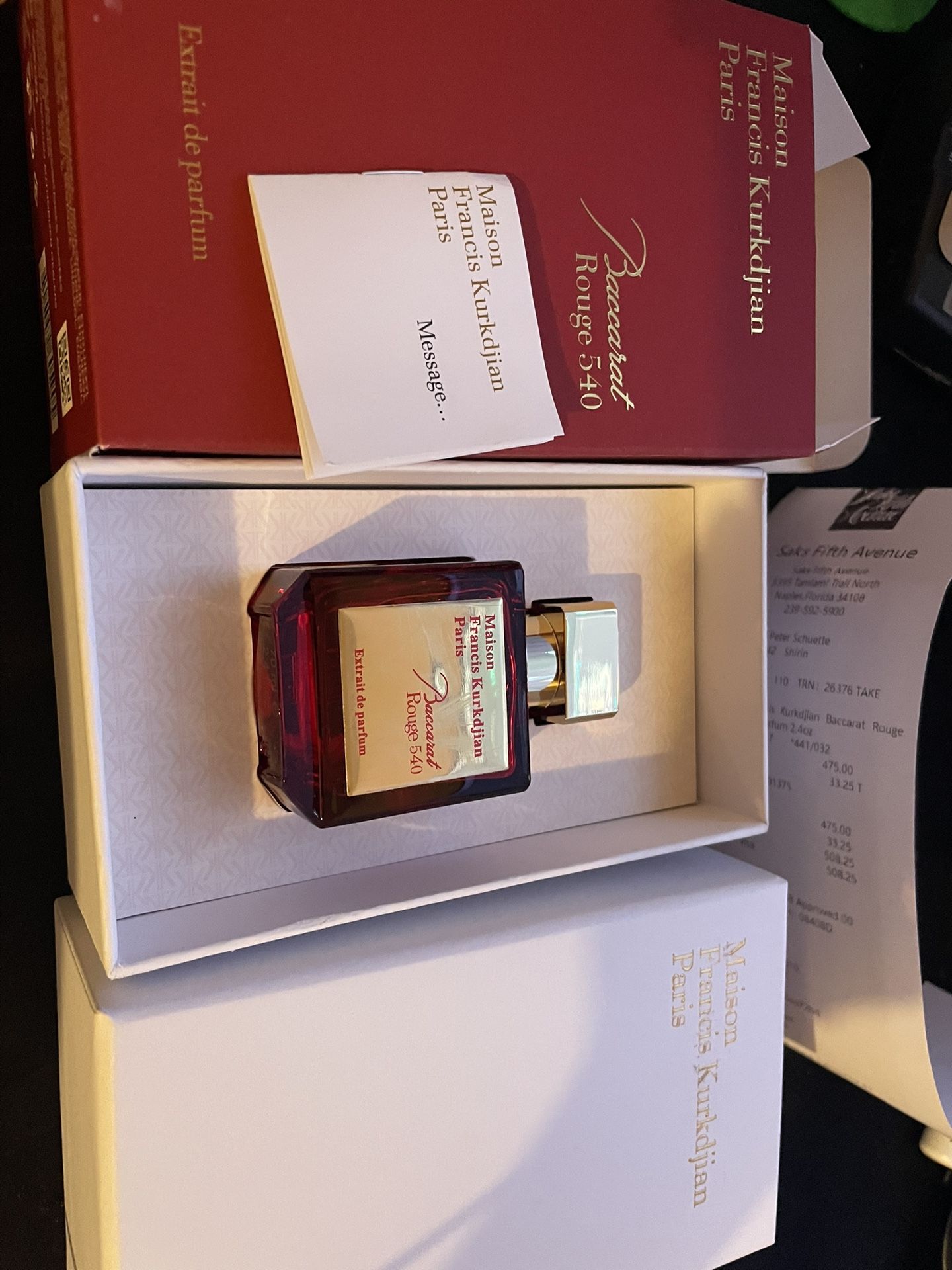 Baccarat Rouge 540 Cologne