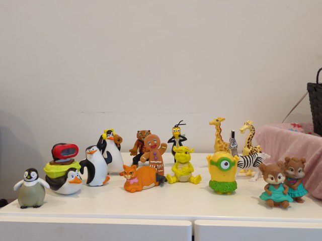 Toys! Shrek, Minions, Madagascar, Penguins, and more!