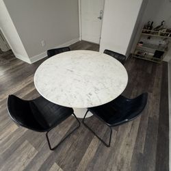 West Elm Marble Dining Table