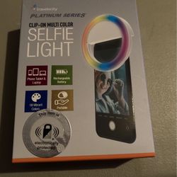 Clip On Multi Color Selfie Light