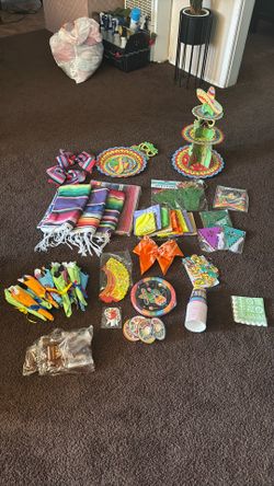 Material decorativo fiesta Mexicana