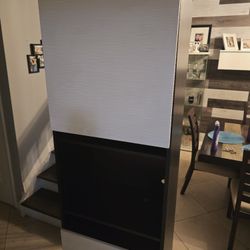Ikea Tall Storage Cabinet White And BROWN SECTION STYLE 