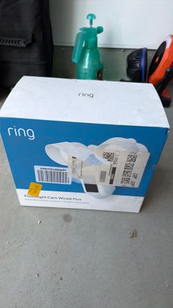 Ring Floodlight Camera (White) New $170 Retail