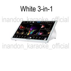 Inandon Karaoke Machine,18.5 Inch Touch Screen,Free Cloud Download Songs All in One Karaoke System with Mic, KTV Singing,Chinese Karaoke Player