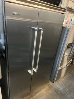 Viking Stainless Steel Side-by-Side Refrigerator